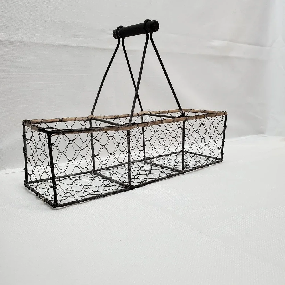 Farmhouse Style Utensil‎ Holder Cooking Caddy or Spoons/Forks/Knives...